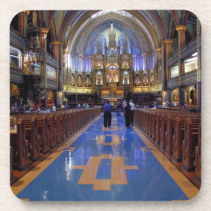 Dessous-de-verre Canada, Québec, Montréal. Intérieur de Notre 3