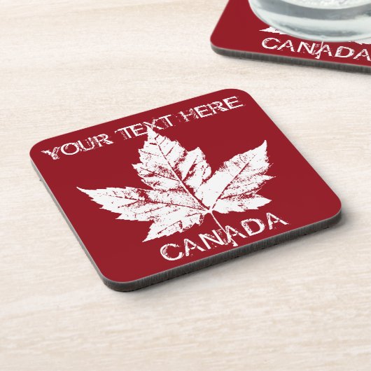 Dessous-de-verre Canada Souvenir Coaster Cool Custom Canada Gifts (Côté gauche)
