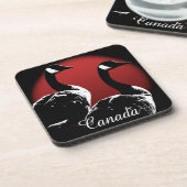 Dessous de verre canadien de l'oie Dessous de verr (Côté gauche)