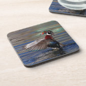 Dessous-de-verre Canard à bois (Côté gauche)