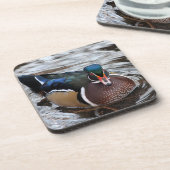 Dessous-de-verre Canard à bois unique (Côté gauche)