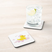 Dessous-de-verre Canard dans les bulles roses (Côté Droit)