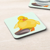 Dessous-de-verre Canard jaune mignon (Côté gauche)