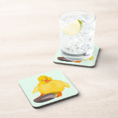 Dessous-de-verre Canard jaune mignon (Côté Droit)