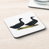Dessous-de-verre Canards : Cayugas noirs (Côté gauche)