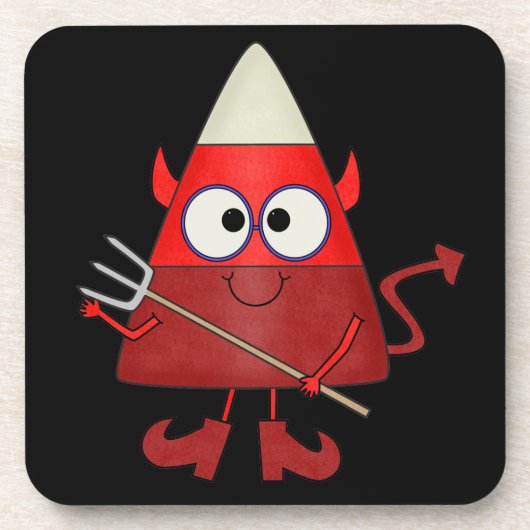 Dessous-de-verre Candy Corn Devil Halloween (Devant)