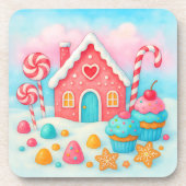 Dessous-de-verre Candyland Christmas Beverage Coaster (Devant)