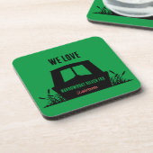 Dessous-de-verre Canot À Voiliers Étroits À Louer (Côté gauche)