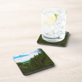 Dessous-de-verre Canyon Ouimet Canada Impressionnisme Abstrait (Côté Droit)