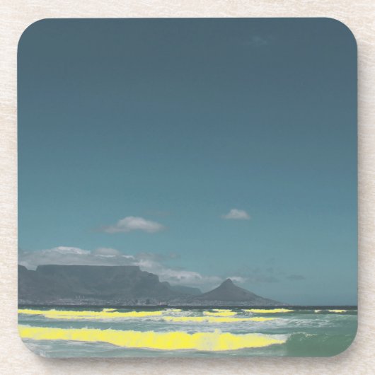 Dessous-de-verre Cape Town Table Mountain Océan (Devant)