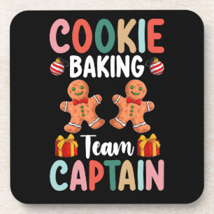 Dessous-de-verre Capitaine de l'équipe de fabrication de biscuits F