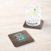 Dessous-de-verre Capitale décorative botanique médiévale Z (Côté Droit)