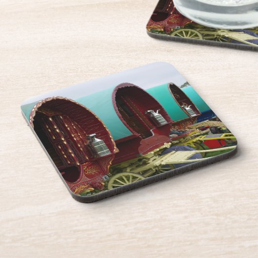 Dessous-de-verre Caravane gitane (Côté gauche)