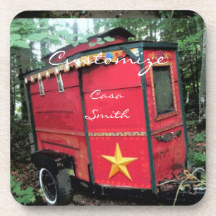 Dessous-de-verre Caravane gitane vintage Thunder_Cove de remorque