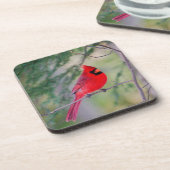 Dessous-de-verre Cardinal Crimson (Côté gauche)