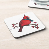 Dessous-de-verre Cardinal de Noël (Côté gauche)