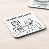 Dessous-de-verre Caricature Médicale Raiser sur un (Côté gauche)