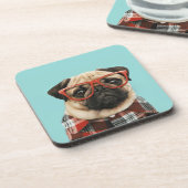 Dessous-de-verre Carlin Chemise Plaid (Côté gauche)