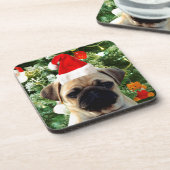 Dessous-de-verre Carlin Chien Chien Chien de Noël Arbre de Noël Orn (Côté gauche)