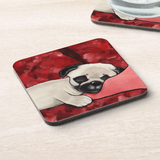 Dessous-de-verre Carlin endormi Chiot (Côté gauche)