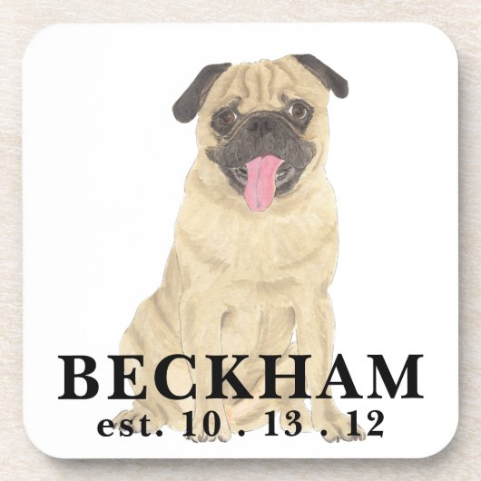 Dessous-de-verre Carlin personnalisé (Devant)