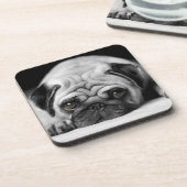 Dessous-de-verre Carlin triste (Côté gauche)