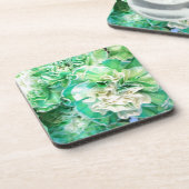 Dessous-de-verre Carnation verte (Côté gauche)