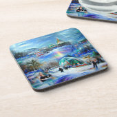 Dessous-de-verre Carnaval d'hiver (Côté gauche)