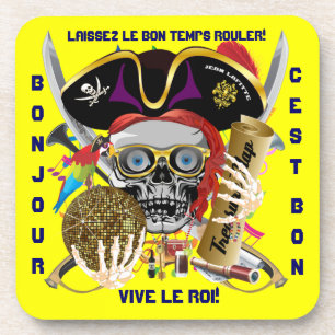 Dessous-de-verre Carnaval Mardi Gras, Événement Veuillez Voir Les