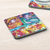 Dessous-de-verre CARNIVAL NUIT Masquerade Masques, Danse et Musique (Côté gauche)