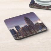 Dessous-de-verre Caroline du Nord, Charlotte, vue surélevée (Côté gauche)