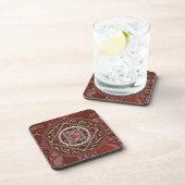 Dessous de verre Carré Aries Mandala (Côté Droit)