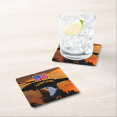 Dessous-de-verre Carré En Papier 101e ABN Airborne hurlant Aigles Veterans LRRP (En situation)