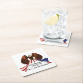 Dessous-de-verre Carré En Papier 2e amendement Oreiller (En situation)