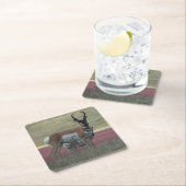 Dessous-de-verre Carré En Papier A24 Pronghorn Antelope (En situation)