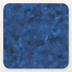 Dessous-de-verre Carré En Papier Abrégé sur bleu