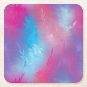 Dessous-de-verre Carré En Papier Abréviation florale