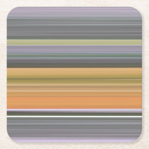 Dessous-de-verre Carré En Papier Abstract #1: Yellow and grey