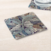 Dessous-de-verre Carré En Papier Acanthus, William Morris (Incliné)