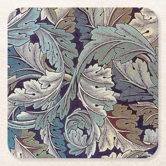 Dessous-de-verre Carré En Papier Acanthus, William Morris (Devant)