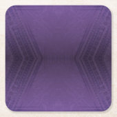 Dessous-de-verre Carré En Papier Acceptation | Motif Boho violet écectique (Devant)