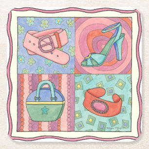 Dessous-de-verre Carré En Papier Accessoires pour femmes par Chariklia Zarris