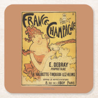 Affiche de publicité d'E. Deb Ray Champagne