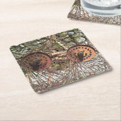 DESSOUS-DE-VERRE CARRÉ EN PAPIER AGRICULTURE (Incliné)