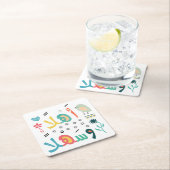 Dessous-de-verre Carré En Papier Ahlan Wa Sahlan (En situation)