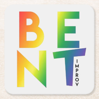 Dessous-de-verre Carré En Papier Aimant en pierre.