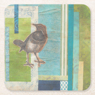 Dessous-de-verre Carré En Papier Album aviaire I