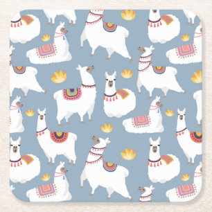 Dessous-de-verre Carré En Papier Alpaca/Llama, événement