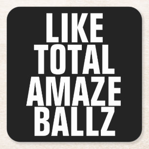 Dessous-de-verre Carré En Papier Amaze Ballz