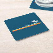 Dessous-de-verre Carré En Papier Amelia Island Floride (Incliné)